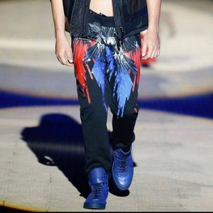 Philipp Plein Parrot Print Track Pants